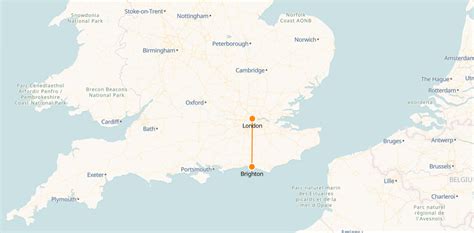 how far is manchester from brighton